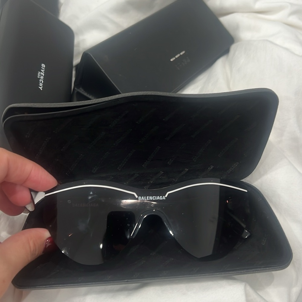 Balenciaga shield sunglasses